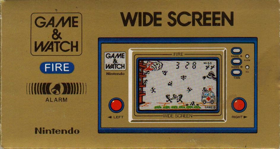 Game & Watch Wide Screen: Fire (FR-27)
