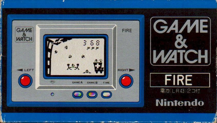 Game & Watch Silver Series: Fire/Fireman Fireman (RC-04)