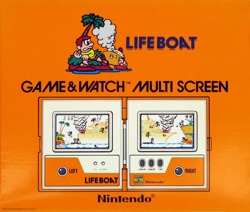 Game & Watch Horizontal Multi Screen: Lifeboat (TC-58)